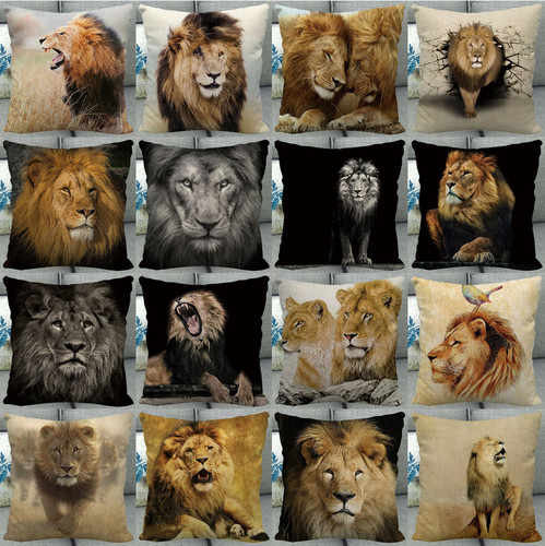 Cool brown lion head - cool, throw