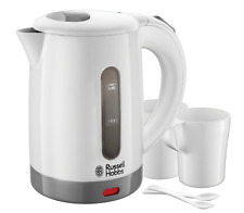 Russell Hobbs Compact Electric Travel Kettle, with Cups and Spoons - 23840