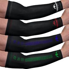 2 x Mission Darts Reach Arm Sleeves Sports Compression Support Sleeve Small-2XL