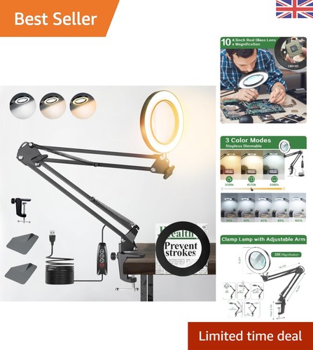 Led magnifying lamp with - led,