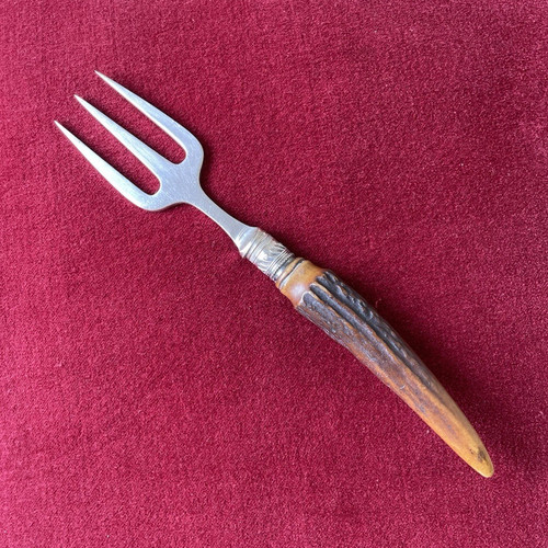 Tine serving fork polished - serving, fork,