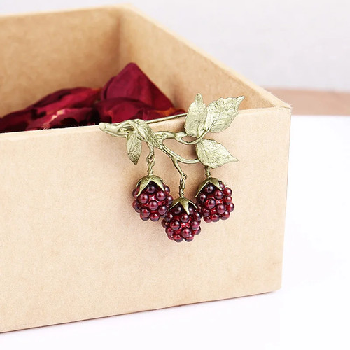 New pomegranate fruit brooch - pomegranate,