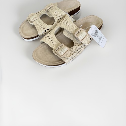 Bnwt double strap rafia - double,
