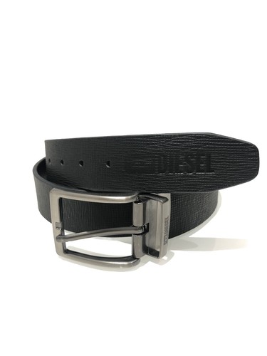 Mens diesel black leather - mens, belt