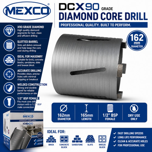 Mexco dcx90 slotted dry - slotted,
