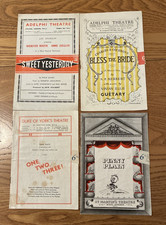 Programmes for 11 London Theatre Music Shows and Revues 1945 - 1960