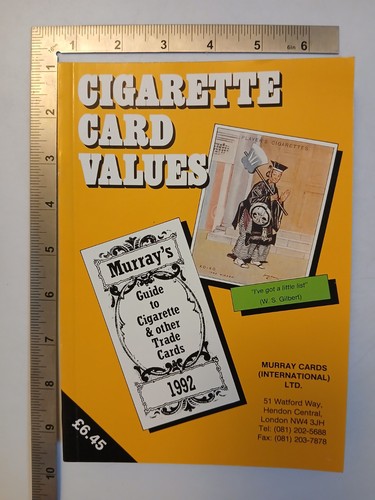 Cigarette card values murray - cigarette,