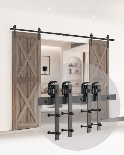 244cm 8ft black sliding - sliding, barn