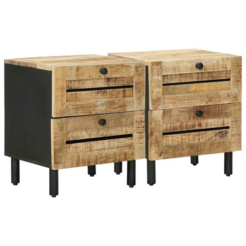 Bedside table natural solid - table,