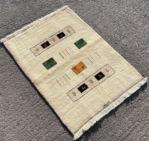 Gorgeous gabbeh rug - rug, hand