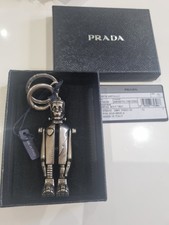 PRADA Frankenstein Metal Bolt Rare Keyring Bag Charm, Perfect for Halloween