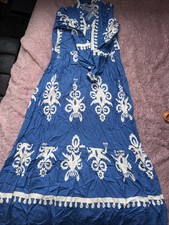 Women’s Blue Kaftan Dress