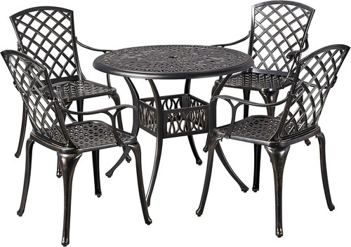 Patio furniture set cast - patio,