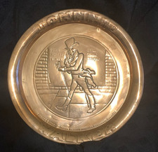 Vintage John Walker Copper Embossed Advertising Tray Scotch Whisky c.1930