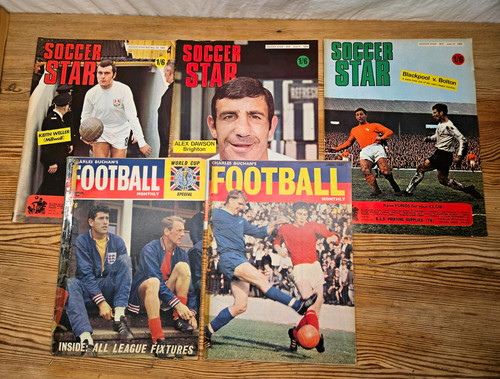 Vintage football magazines - football,