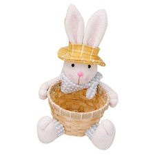  Rabbit Figurines Candy Tote