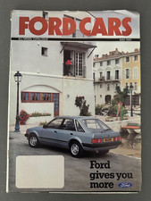 Ford Cars Brochure 1981 FA221/67 Fiesta Escort Cortina Capri Granada Mustang