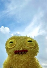 Fuggler plush keyring Squidge Yellow 5" Funny ugly monster