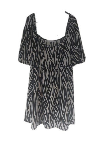 Black white zebra stripe - white,