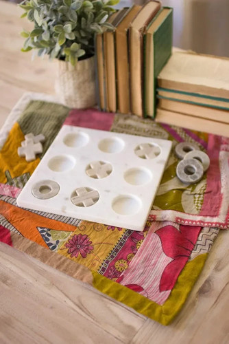 Kalalou marble tic tac toe - marble, tic-tac-toe