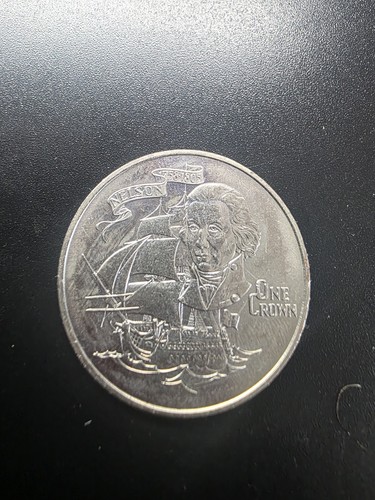 1980 gibraltar crown coin - gibraltar,