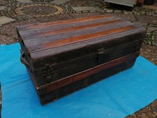 Antique travel chest trunk - travel,