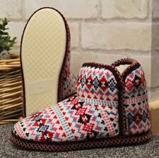 LADIES GIRLS SLIPPERS WOMEN DUNLOP MEMORY FOAM FUR ANKLE BOOTS WINTER WARM SMALL