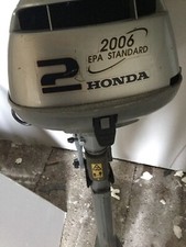 HONDA 2.3 hp four stroke air-cooled outboard engine. Short shaft. 