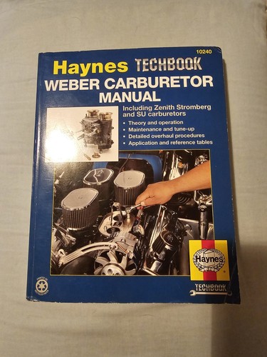Haynes techbook weber zenith - techbook,