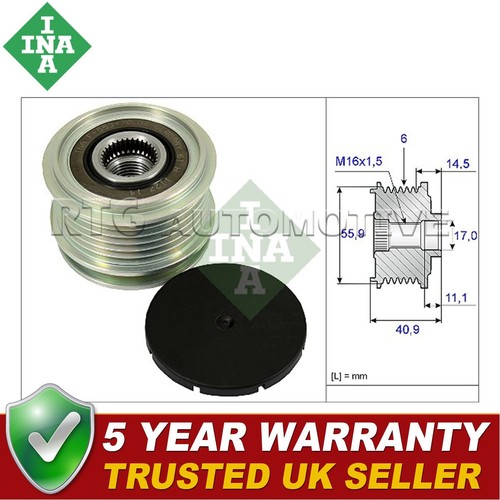 Ina alternator pulley fits - alternator,