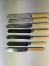 7 X Vintage Faux Bone Blade