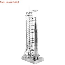 New 15cm X 5cm 1:770 Metal USA Apollo 11 Saturn V w/ Gantry Unassembled Model