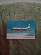 Vintage Postcard B. O. A. C. Stratocruiser Speedbird Unposted