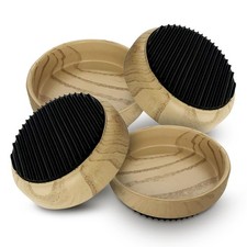 4 Rubber Base Castor Cups