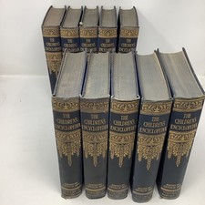 The Children's Encyclopedia Arthur Mee Vintage H/B Book Lot 1922 Complete Setx10