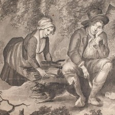 Genre painting Biedermeier