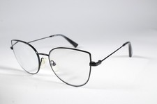 Unofficial Eyeglasses UNOF0007 Womens Black BB00 Full Rim Metal Glasses Frames