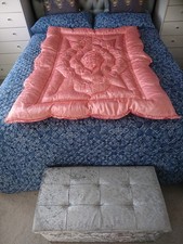 VTG CORAL PINK SATIN& COTTON