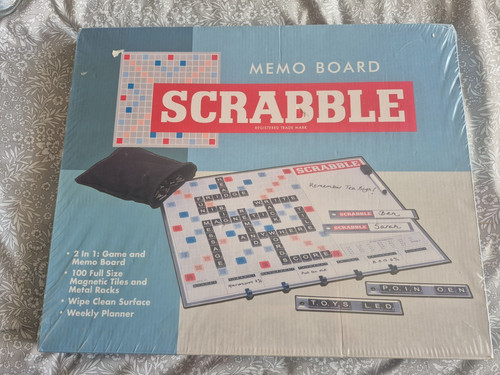 Official scrabble memo board - scrabble,
