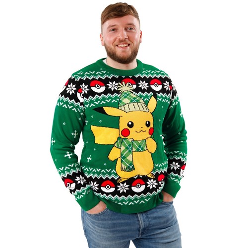 Mens pokémon christmas jumper - mens,