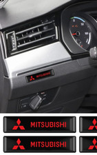 2 X Domed 60mm Mitsubishi Car