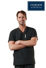 MEDICAL SCRUBS - Cherokee 4876 Top 3 Pockets Doctor/Nurse/Dental Hospital Tunic