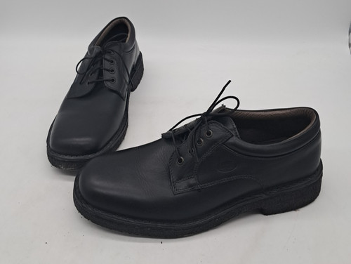 Scholls mens black - black, leather