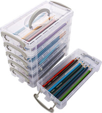 6 Tier Plastic Pencil Box