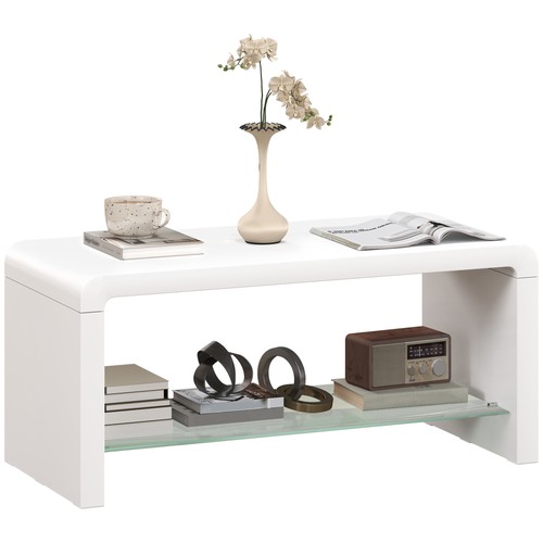 Homcom high gloss storage - high,