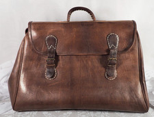 Vintage Large Brown Leather