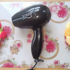 VISIQ Hair Dryer H0015 – 1400W Compact Travel Blow Dryer – Black – Good Conditio