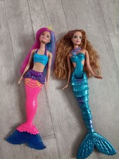 Two Mattel Mermaid Barbies