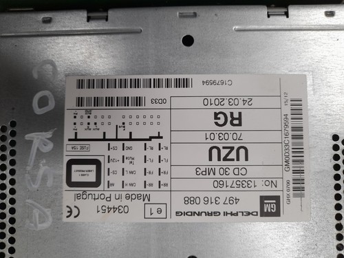 Corsa 2012 radio - , d