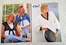 2 Knitting Patterns - King Cole 2836 28-42" Emu 4111 Daisy 34-42"